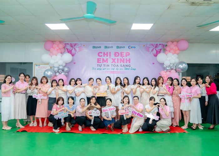 chi dep   em xinh  tu tin toa sang cung intech group mung ngay phu nu viet nam