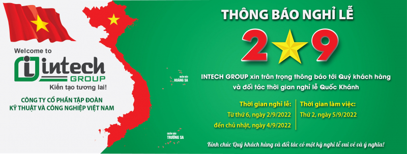 intech group thong bao nghi le quoc khanh 2 9 nam 2022