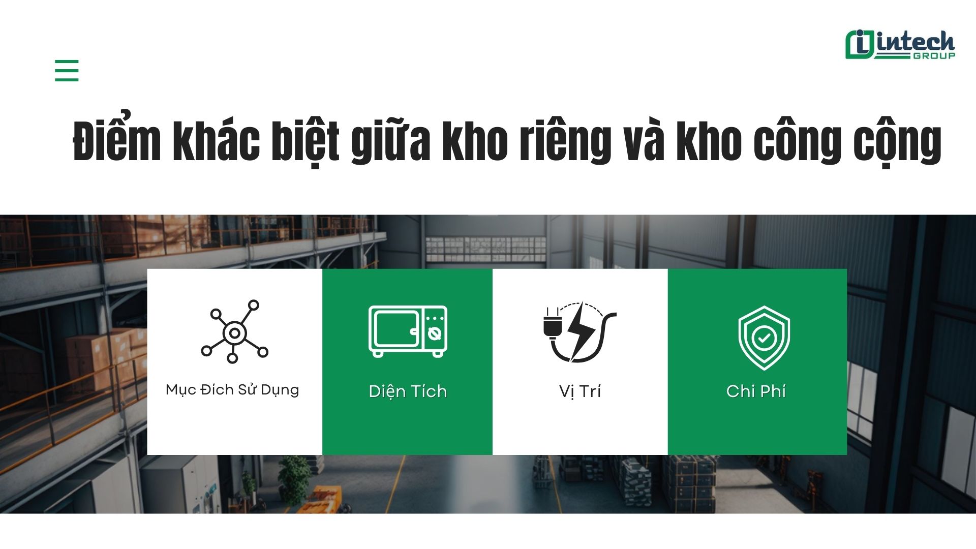 Phân biệt kho công cộng và kho riêng
