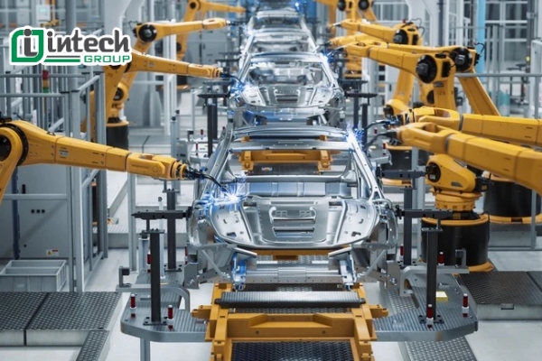 dây chuyền sản xuất lắp ráp ô tô