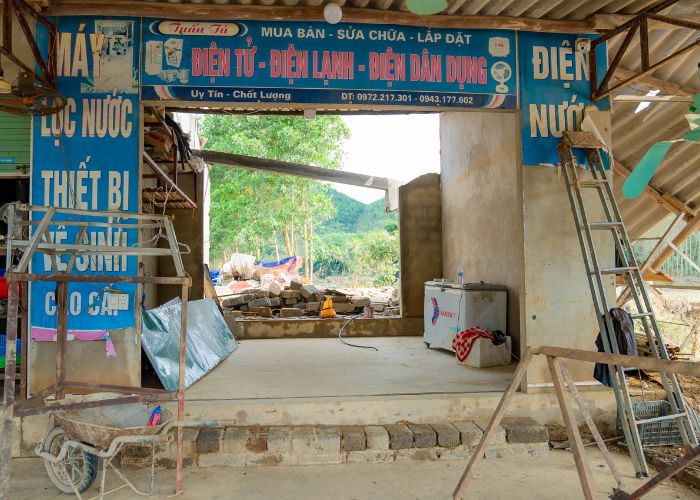 Hình ảnh thiệt hại tại gia đình CBCNV Intech Group tại Thái Nguyên