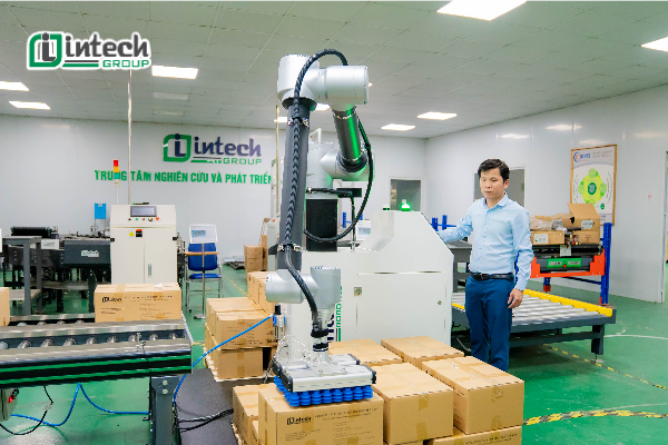 Nguyên lý hoạt động của Trạm robot bốc xếp