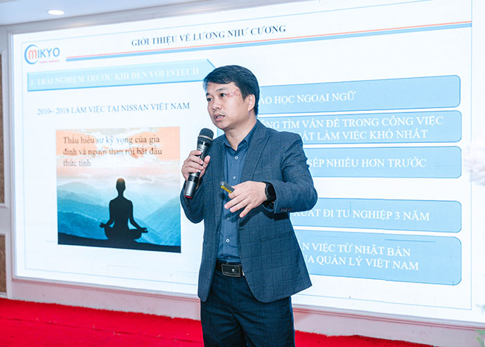 Ông Lương Như Cương - Tổng Giám đốc Công ty CP Máy đóng gói Mikyo mang đến những góc nhìn mới mẻ về tư duy lãnh đạo
