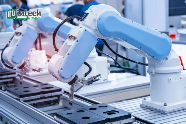 Robot gắp sản phẩm nhựa