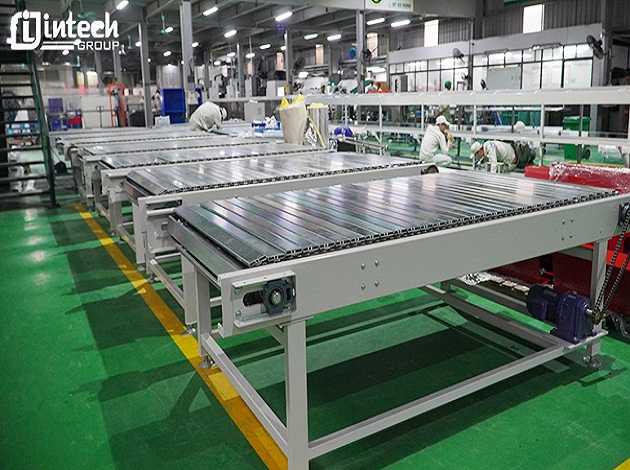 Băng tải xích trong sản xuất tự động