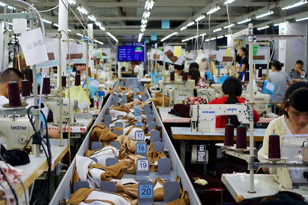 Các loại dây chuyền sản xuất hàng may mặc phổ biến