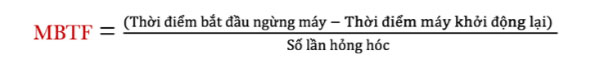 MTBF và công thức tính độ khả dụng