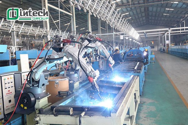 Dây chuyền hàn tự động trong cơ khí chế tạo