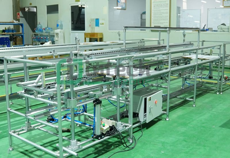 Dây chuyền lắp ráp máy in - Thiết kế Công thái học tối ưu cho người lao động