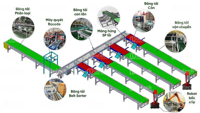 Tổng quan về dây chuyền phân loại bánh kẹo