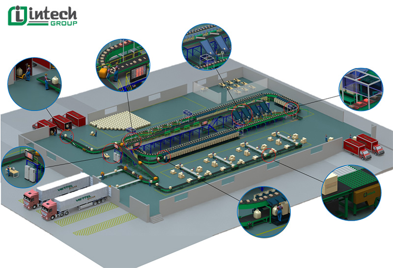 Hệ thống phân loại Cross belt sorter là gì?