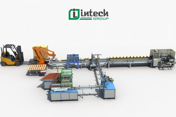 Máy đóng thùng carton trong dây chuyền tự động hóa