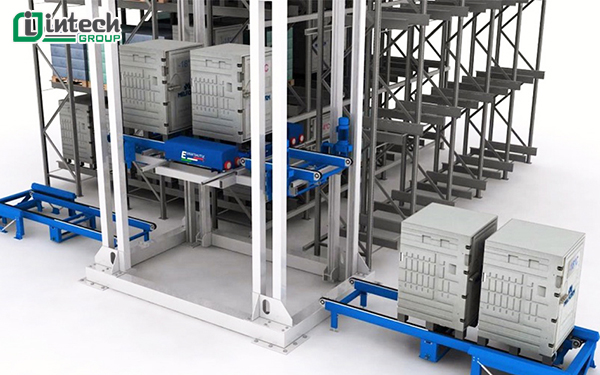 Mô hình kho thông minh được mô phỏng