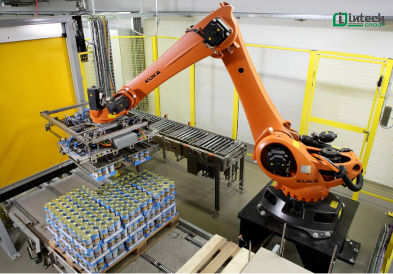 Robot xếp chồng hàng hóa lên  Palleet