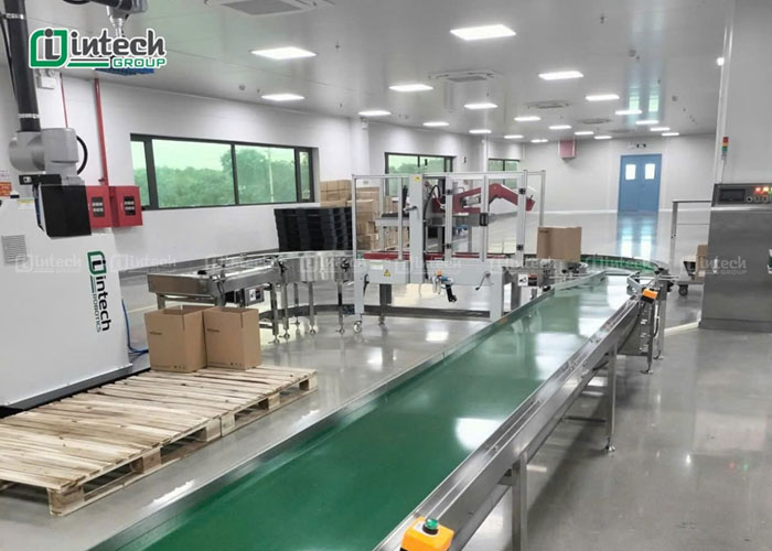 Ưu điểm vượt trội của dự án trạm robot bốc xếp & máy dán thùng tự động