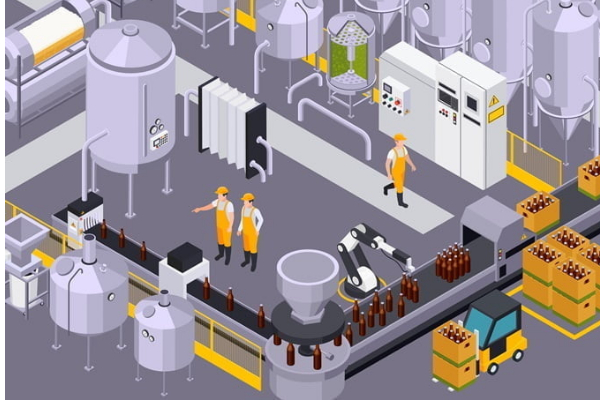 Ví dụ về WIP trong sản xuất Beer