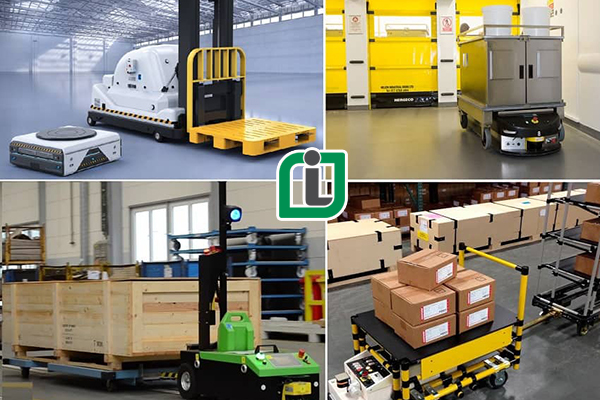 Hệ thống AGV cơ bản bao gồm các thiết bị gì?