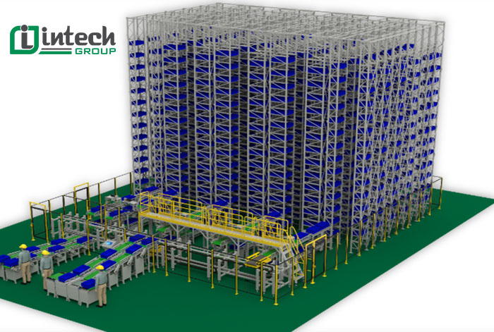 asrs miniload smart warehouse